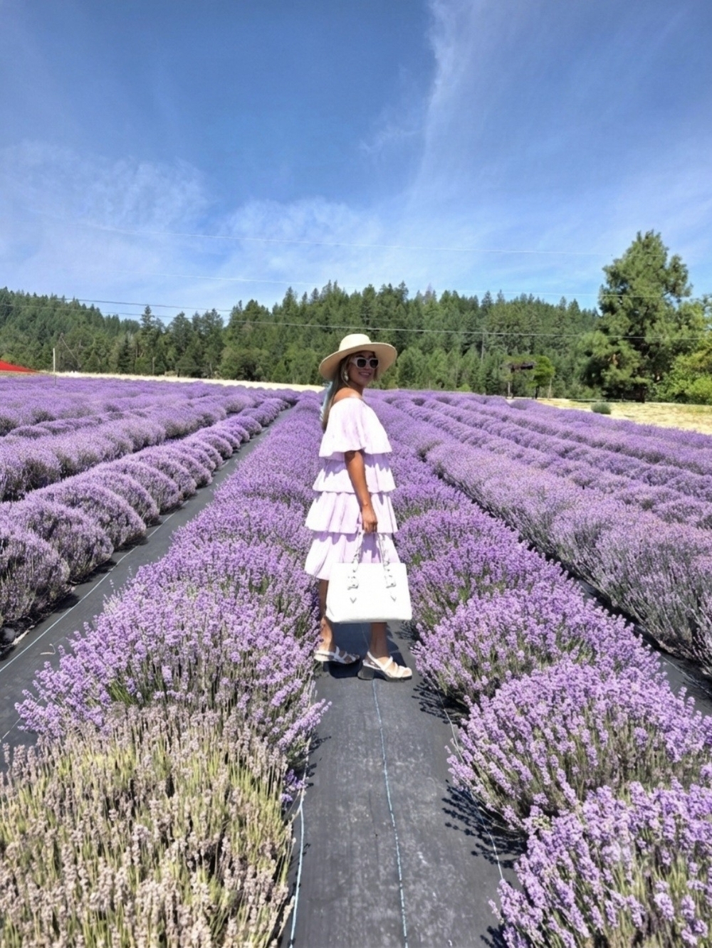 Lavender Tiered Pleated Maxi Dress - Women - Picture 3 of 5